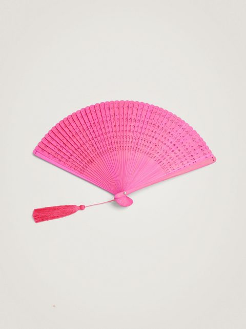 Parfois Perforated Fans Dame Lyserød | DK-17CISKJQN