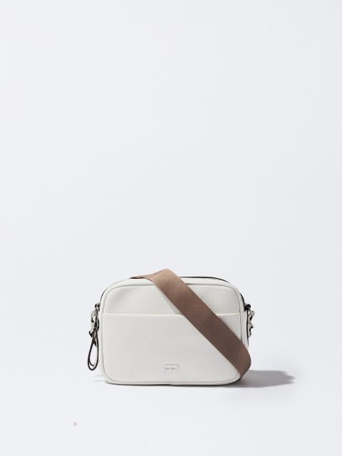 Parfois Personalised Crossbody Taske Dame Hvide | DK-65OUPSQAZ