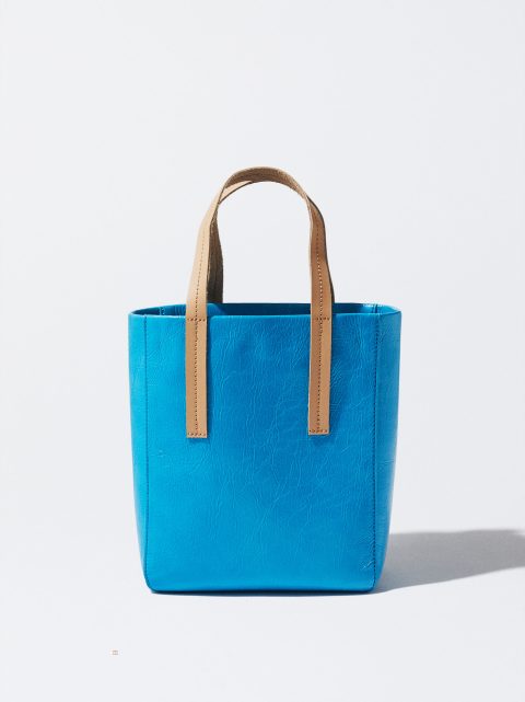Parfois Personalised Lak Muleposer Dame Blå | DK-52MUGCKDJ