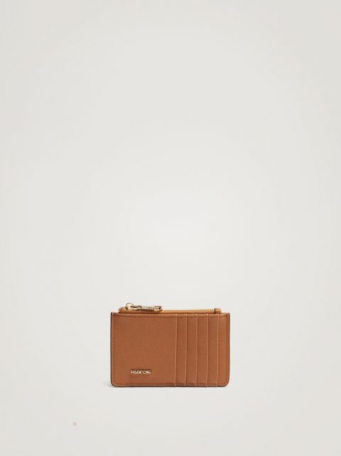 Parfois Plain Card Holder Pung Dame Brune | DK-68JFYWAMN