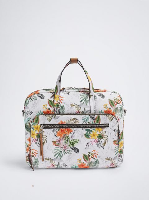 Parfois Printed 13” Laptop Taske Dame Orange | DK-39ISKCJDV