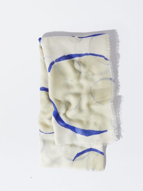 Parfois Printed Tørklæder Dame Blå | DK-05QEWCLJB