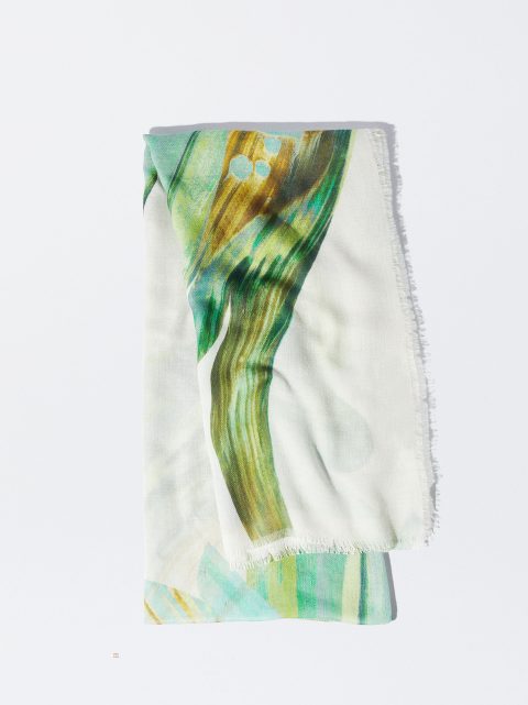 Parfois Printed Tørklæder Dame Grøn | DK-92ULIYTDV