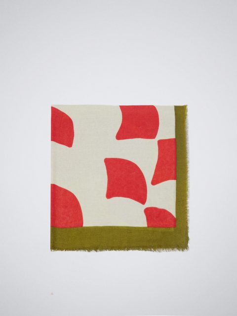 Parfois Printed Tørklæder Dame Rød | DK-59FDVPYWX