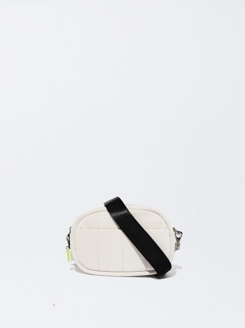 Parfois Quiltet Crossbody Taske Dame Hvide | DK-96KDHSRJQ