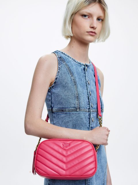 Parfois Quiltet Crossbody Taske Dame Lyserød | DK-13NOPEQIZ