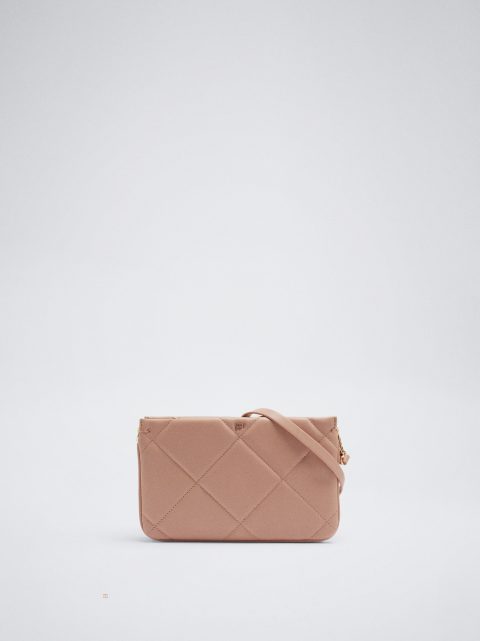 Parfois Quiltet Crossbody Taske Dame Lyserød | DK-21TLDBHPO