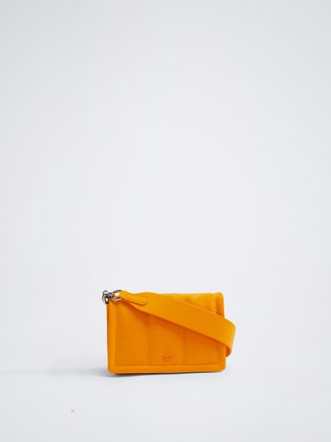Parfois Quiltet Crossbody Taske Dame Orange | DK-97SVCFRGA