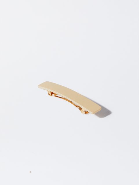 Parfois Resin French Hårspænder Dame Beige | DK-54ZYGSPLE