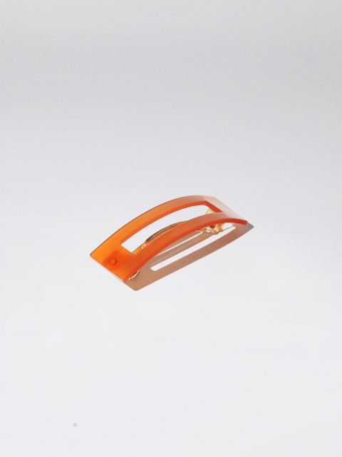 Parfois Resin French Hårspænder Dame Orange | DK-28SNCDFMR