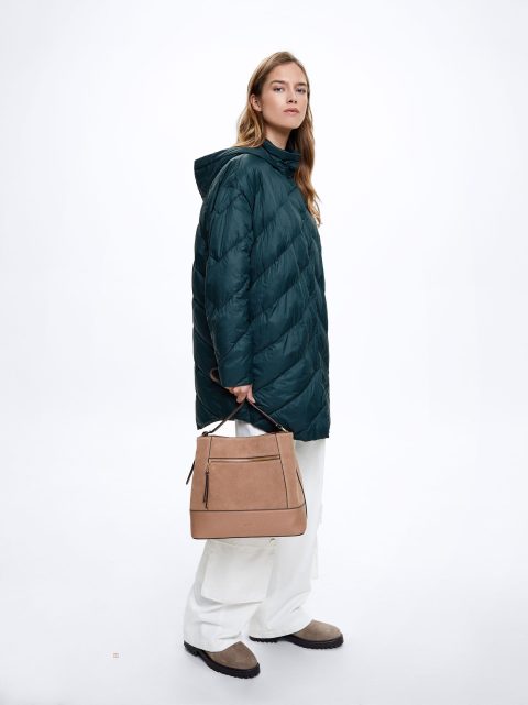 Parfois Ruskind Skuldertasker Dame Brune | DK-14UKASOEW