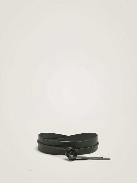 Parfois Sash Made From Recycled Materials Bælter Dame Khaki | DK-17GORLZSB