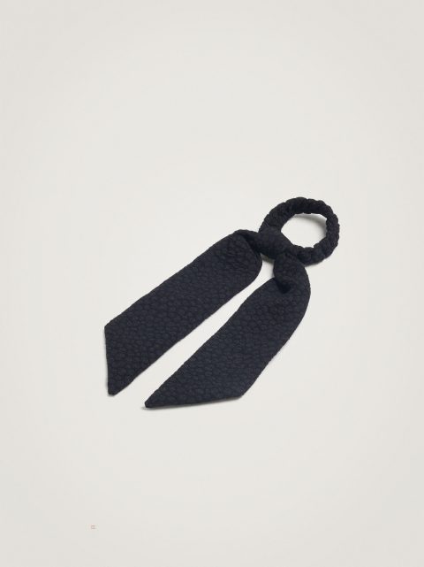 Parfois Scrunchie With A Bow Hårelastikker Dame Sort | DK-09QXOPZKL