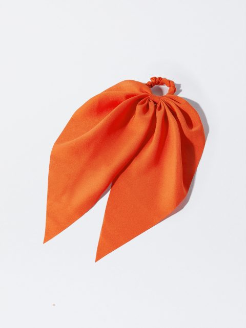 Parfois Scrunchie With A Bow Hårelastikker Dame Orange | DK-94YVGOJDB