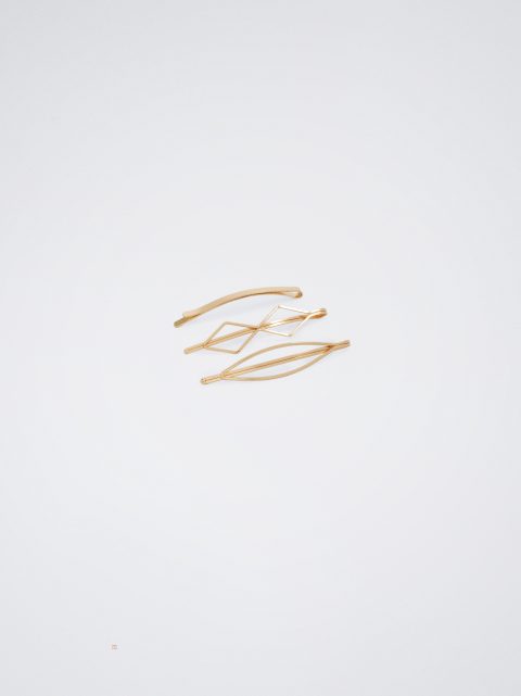 Parfois Set Of Hair Clip Hårspænder Dame Guld | DK-78PULHQDX