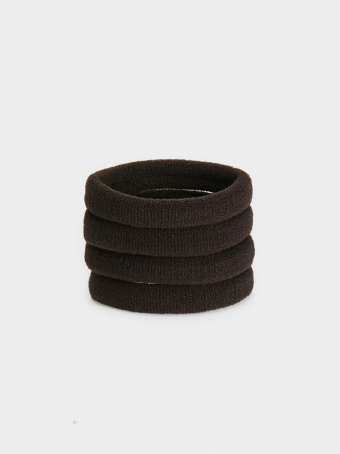 Parfois Set Of Hair Elastics Hårelastikker Dame Brune | DK-68PMWYFNK