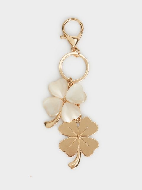 Parfois Shamrock Key Chain Nøglering Dame Guld | DK-86IQMHCNZ