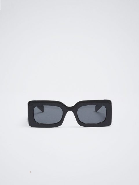 Parfois Square Frame Solbriller Dame Sort | DK-83YFCPVTH