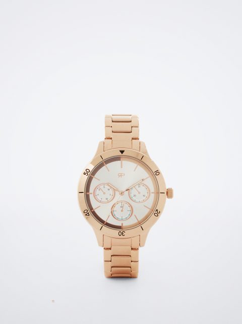 Parfois Stainless Steel Rose Gold Rosaguld Ure Dame Lyserød Guld | DK-68WFBQXZH