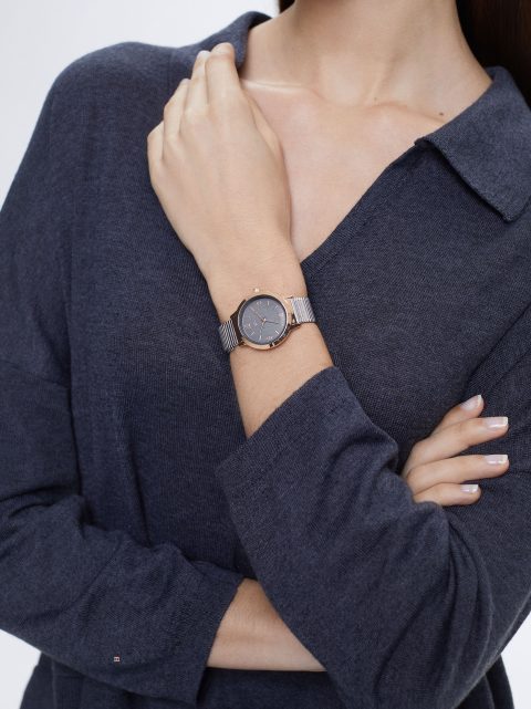 Parfois Stainless Steel With Contrast Case Rosaguld Ure Dame Sølv | DK-72ZUJWNDT