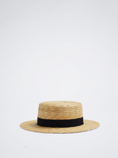 Parfois Straw Hat Dame Brune | DK-23NCKQALZ