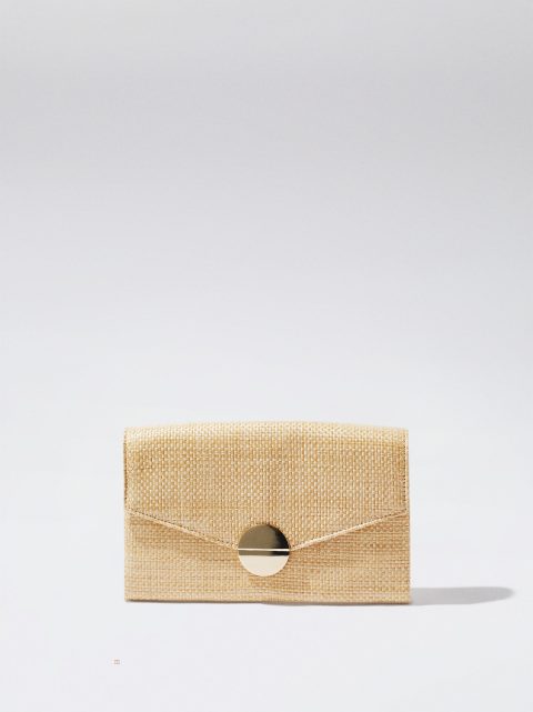 Parfois Straw Håndtaske Dame Beige | DK-30BPOLZXC