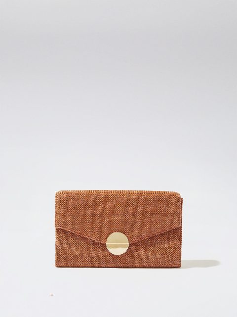 Parfois Straw Håndtaske Dame Orange | DK-57RHGVDFM