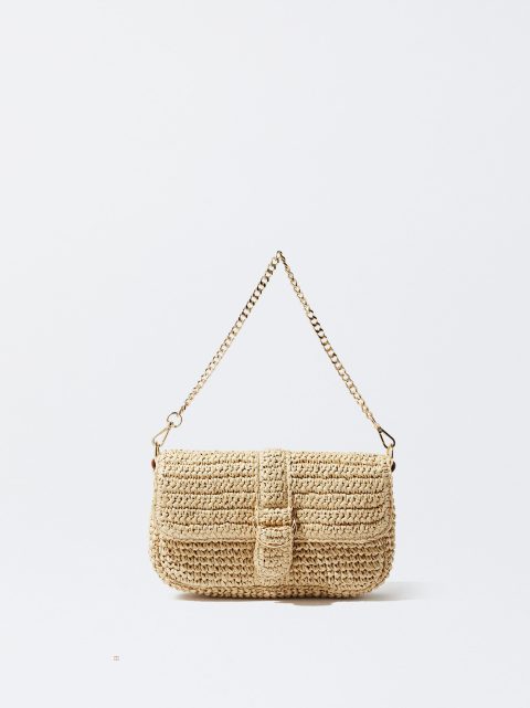 Parfois Straw Skuldertasker Dame Brune | DK-42BPJKVAM