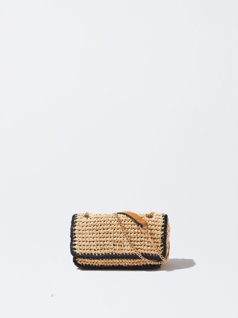 Parfois Straw Skuldertasker Dame Brune | DK-93ZCMGKSB