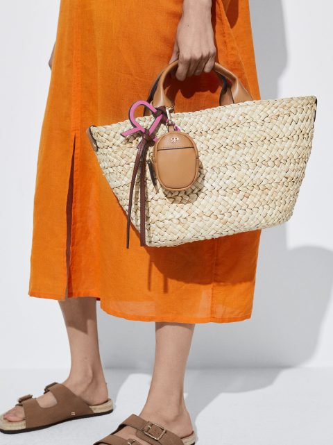 Parfois Straw Tote Indkøbstasker Dame Brune | DK-32JXNLZHU