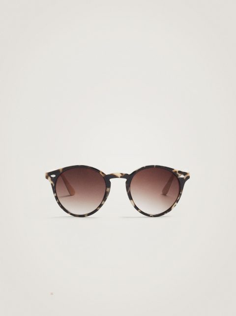Parfois Sunglasses With Round Frames Solbriller Dame Brune | DK-62EFGRLQC