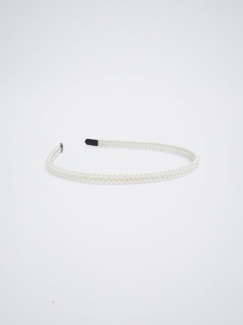 Parfois Thin With Pearls Pandebånd Dame Hvide | DK-41SGKWYMJ