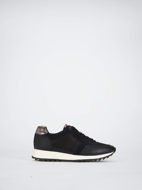 Parfois Trainer With Contrast Sole Sneakers Dame Sort | DK-18DQMPZYS