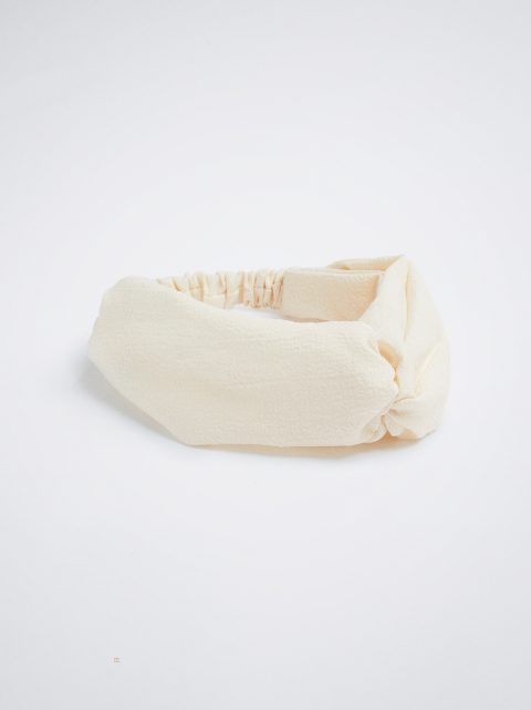 Parfois Turban-Stil Pandebånd Dame Beige | DK-30KEGRSHW