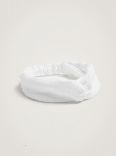 Parfois Turban-Stil Pandebånd Dame Hvide | DK-18DAEJSKB