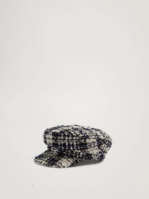 Parfois Tweed-Effect Sailor Kasketter Dame Flerfarvede | DK-18EOZGWHN