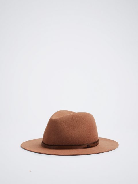 Parfois Uld Hat Dame Beige | DK-47QKVZGOM