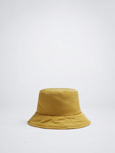 Parfois Vandtætte Bucket Hat Dame Sennep | DK-17QHLPGSD