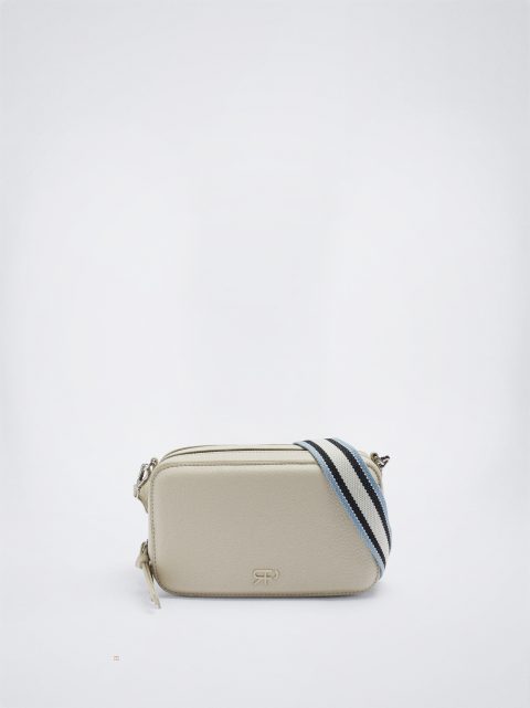 Parfois Webbing Páskové Crossbody Taske Dame Beige | DK-24GCYVDZK