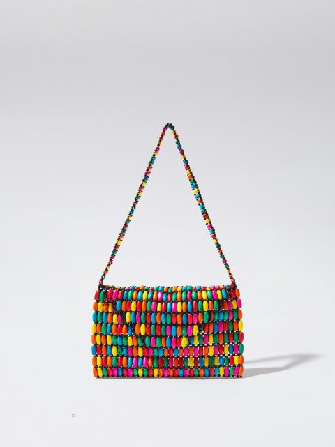 Parfois Wooden Skuldertasker Dame Flerfarvede | DK-56KYIDBMA