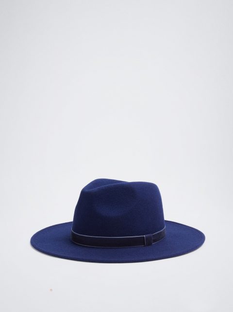 Parfois Woollen Hat Dame Blå | DK-35CSUKARN