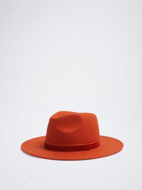 Parfois Woollen Hat Dame Orange | DK-30IKMATSN