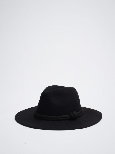 Parfois Woollen Hat Dame Sort | DK-98JHIOLDW